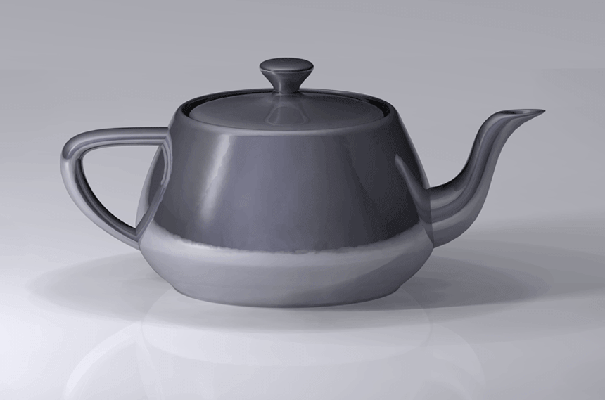 the utah teapot made during the beginning of the history of 3d rendering