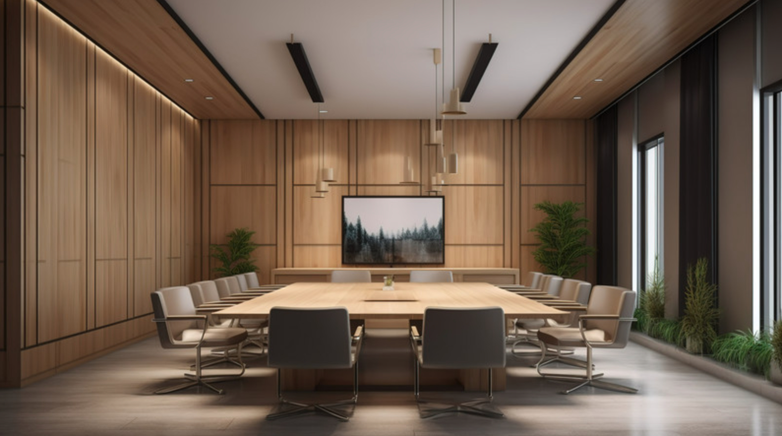 Conference room rendering service