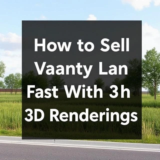 ell Vacant Land Fast With 3D Renderingsell Vacant Land Fast With 3D Renderings