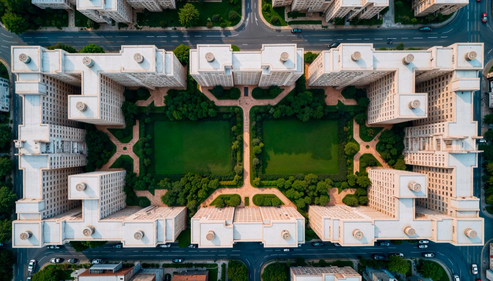 Aerial Exterior Render